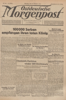 Ostdeutsche Morgenpost : Führende Wirtschaftszeitung. Jg.16, Nr. 281 (15 Oktober 1934)