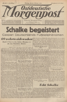 Ostdeutsche Morgenpost : Führende Wirtschaftszeitung. Jg.16, Nr. 295 (29 Oktober 1934)