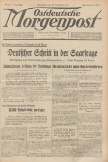 Ostdeutsche Morgenpost : Führende Wirtschaftszeitung. Jg.16, Nr. 307 (10 November 1934)