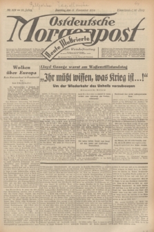 Ostdeutsche Morgenpost : Führende Wirtschaftszeitung. Jg.16, Nr. 308 (11 November 1934) + dod.