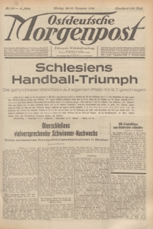 Ostdeutsche Morgenpost : Führende Wirtschaftszeitung. Jg.16, Nr. 316 (19 November 1934)