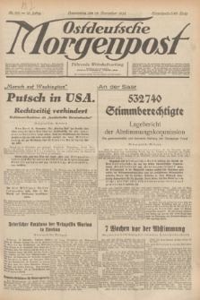 Ostdeutsche Morgenpost : Führende Wirtschaftszeitung. Jg.16, Nr. 319 (22 November 1934)