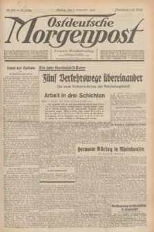 Ostdeutsche Morgenpost : Führende Wirtschaftszeitung. Jg.16, Nr. 330 (3 Dezember 1934)