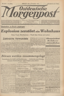 Ostdeutsche Morgenpost : Führende Wirtschaftszeitung. Jg.16, Nr. 332 (5 Dezember 1934)