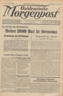 Ostdeutsche Morgenpost : Führende Wirtschaftszeitung. Jg.16, Nr. 354 (28 Dezember 1934)