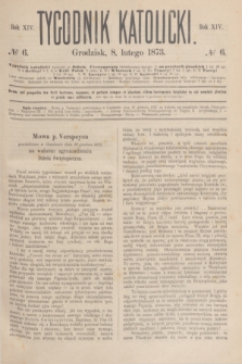 Tygodnik Katolicki. R.14, № 6 (8 lutego 1873)