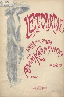 L'etourdie : valse pour piano : op. 42