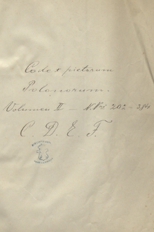 „Codex epistolaris pictorum Polonorum” : korespondencja sekretariatu Krakowskiego Towarzystwa Przyjaciół Sztuk Pięknych, głównie listy artystów malarzy z lat 1889-1900. T. 2