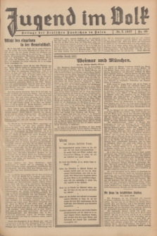 Jugend im Volk : Beilage der Deutschen Rundschau in Polen. 1937, Nr. 29 (18 Juli)