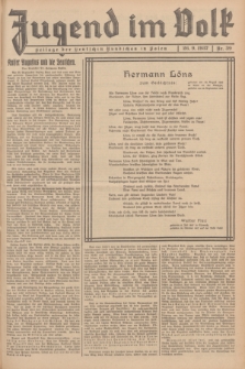 Jugend im Volk : Beilage der Deutschen Rundschau in Polen. 1937, Nr. 39 (26 September)