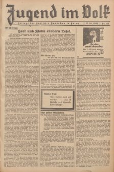 Jugend im Volk : Beilage der Deutschen Rundschau in Polen. 1937, Nr. 42 (17 Oktober)