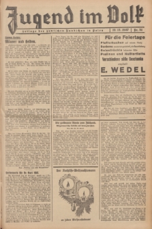 Jugend im Volk : Beilage der Deutschen Rundschau in Polen. 1937, Nr. 51 (19 Dezember)