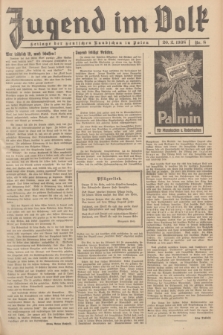 Jugend im Volk : Beilage der Deutschen Rundschau in Polen. 1938, Nr. 8 (20 Februar)