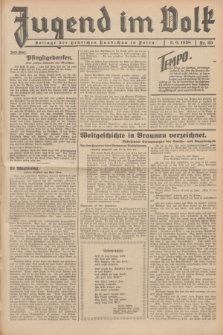 Jugend im Volk : Beilage der Deutschen Rundschau in Polen. 1938, Nr. 23 (5 Juni)