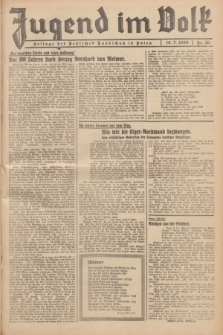 Jugend im Volk : Beilage der Deutschen Rundschau in Polen. 1939, Nr. 29 (16 Juli)