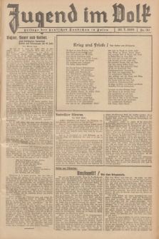 Jugend im Volk : Beilage der Deutschen Rundschau in Polen. 1939, Nr. 30 (23 Juli)