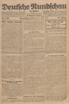 Deutsche Rundschau in Polen : früher Ostdeutsche Rundschau, Bromberger Tageblatt. Jg.47, Nr. 150 (6 Juli 1923) + dod.