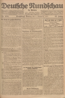 Deutsche Rundschau in Polen : früher Ostdeutsche Rundschau, Bromberger Tageblatt. Jg.47, Nr. 253 (6 November 1923) + dod.