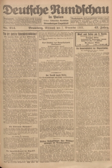 Deutsche Rundschau in Polen : früher Ostdeutsche Rundschau, Bromberger Tageblatt. Jg.47, Nr. 254 (7 November 1923) + dod.