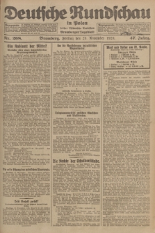 Deutsche Rundschau in Polen : früher Ostdeutsche Rundschau, Bromberger Tageblatt. Jg.47, Nr. 268 (23 November 1923) + dod.