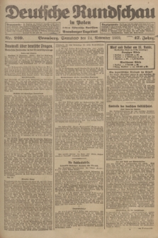 Deutsche Rundschau in Polen : früher Ostdeutsche Rundschau, Bromberger Tageblatt. Jg.47, Nr. 269 (24 November 1923) + dod.