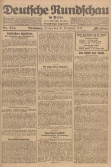 Deutsche Rundschau in Polen : früher Ostdeutsche Rundschau, Bromberger Tageblatt. Jg.47, Nr. 274 (30 November 1923) + dod.