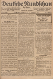 Deutsche Rundschau in Polen : früher Ostdeutsche Rundschau, Bromberger Tageblatt. Jg.47, Nr. 276 (2 Dezember 1923) + dod.