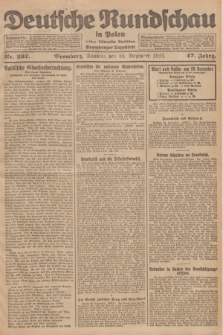 Deutsche Rundschau in Polen : früher Ostdeutsche Rundschau, Bromberger Tageblatt. Jg.47, Nr. 297 (30 Dezember 1923) + dod.