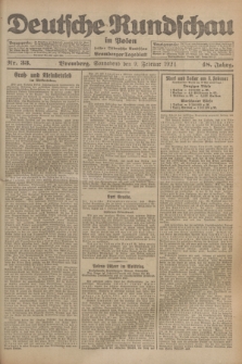 Deutsche Rundschau in Polen : früher Ostdeutsche Rundschau, Bromberger Tageblatt. Jg.48, Nr. 33 (9 Februar 1924) + dod.