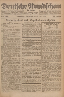 Deutsche Rundschau in Polen : früher Ostdeutsche Rundschau, Bromberger Tageblatt. Jg.48, Nr. 159 (12 Juli 1924) + dod.