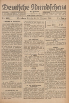 Deutsche Rundschau in Polen : früher Ostdeutsche Rundschau, Bromberger Tageblatt. Jg.48, Nr. 290 (16 Dezember 1924) + dod.