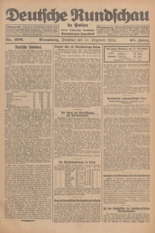 Deutsche Rundschau in Polen : früher Ostdeutsche Rundschau, Bromberger Tageblatt. Jg.48, Nr. 296 (23 Dezember 1924) + dod.
