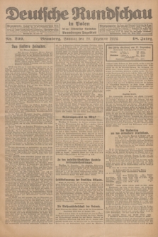 Deutsche Rundschau in Polen : früher Ostdeutsche Rundschau, Bromberger Tageblatt. Jg.48, Nr. 299 (28 Dezember 1924) + dod.