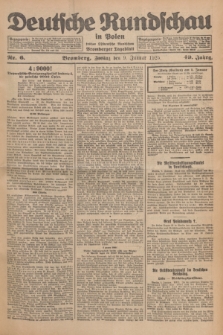 Deutsche Rundschau in Polen : früher Ostdeutsche Rundschau, Bromberger Tageblatt. Jg.49, Nr. 6 (9 Januar 1925) + dod.