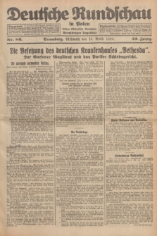 Deutsche Rundschau in Polen : früher Ostdeutsche Rundschau, Bromberger Tageblatt. Jg.49, Nr. 86 (15 April 1925) + dod.