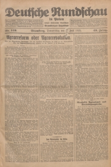 Deutsche Rundschau in Polen : früher Ostdeutsche Rundschau, Bromberger Tageblatt. Jg.49, Nr. 149 (2 Juli 1925) + dod.