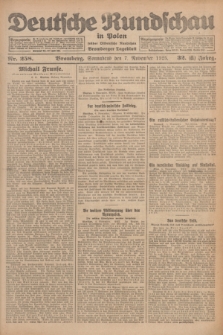 Deutsche Rundschau in Polen : früher Ostdeutsche Rundschau, Bromberger Tageblatt. Jg.32, Nr. 258 (7 November 1925) = Jg.49 + dod.
