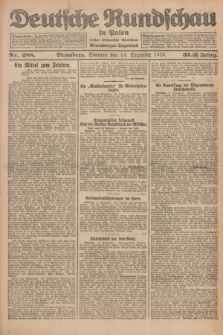 Deutsche Rundschau in Polen : früher Ostdeutsche Rundschau, Bromberger Tageblatt. Jg.32, Nr. 288 (13 Dezember 1925) = Jg.49 + dod.