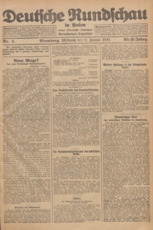 Deutsche Rundschau in Polen : früher Ostdeutsche Rundschau, Bromberger Tageblatt. Jg.33, Nr. 4 (6 Januar 1926) = Jg.50 + dod.