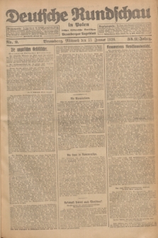 Deutsche Rundschau in Polen : früher Ostdeutsche Rundschau, Bromberger Tageblatt. Jg.33, Nr. 9 (13 Januar 1926) = Jg.50 + dod.