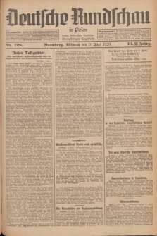 Deutsche Rundschau in Polen : früher Ostdeutsche Rundschau, Bromberger Tageblatt. Jg.33, Nr. 128 (9 Juni 1926) = Jg.50 + dod.