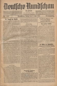 Deutsche Rundschau in Polen : früher Ostdeutsche Rundschau, Bromberger Tageblatt. Jg.33, Nr. 147 (2 Juli 1926) = Jg.50 + dod.