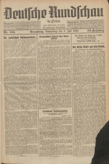 Deutsche Rundschau in Polen : früher Ostdeutsche Rundschau, Bromberger Tageblatt. Jg.33, Nr. 152 (8 Juli 1926) = Jg.50 + dod.
