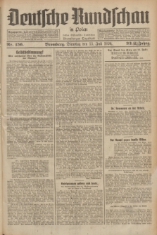 Deutsche Rundschau in Polen : früher Ostdeutsche Rundschau, Bromberger Tageblatt. Jg.33, Nr. 156 (13 Juli 1926) = Jg.50 + dod.