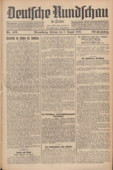 Deutsche Rundschau in Polen : früher Ostdeutsche Rundschau, Bromberger Tageblatt. Jg.33, Nr. 177 (6 August 1926) = Jg.50 + dod.