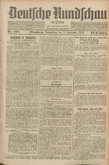 Deutsche Rundschau in Polen : früher Ostdeutsche Rundschau, Bromberger Tageblatt. Jg.33, Nr. 200 (2 September 1926) = Jg.50 + dod.