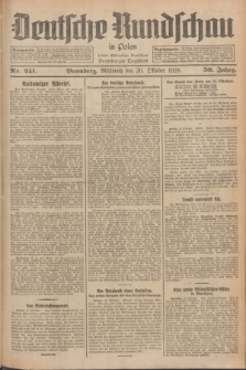 Deutsche Rundschau in Polen : früher Ostdeutsche Rundschau, Bromberger Tageblatt. Jg.50, Nr. 241 (20 Oktober 1926) + dod.