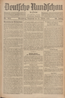 Deutsche Rundschau in Polen : früher Ostdeutsche Rundschau, Bromberger Tageblatt. Jg.50, Nr. 244 (23 Oktober 1926) + dod.