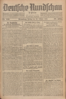 Deutsche Rundschau in Polen : früher Ostdeutsche Rundschau, Bromberger Tageblatt. Jg.50, Nr. 249 (29 Oktober 1926) + dod.