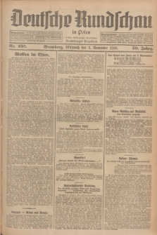 Deutsche Rundschau in Polen : früher Ostdeutsche Rundschau, Bromberger Tageblatt. Jg.50, Nr. 252 (3 November 1926) + dod.